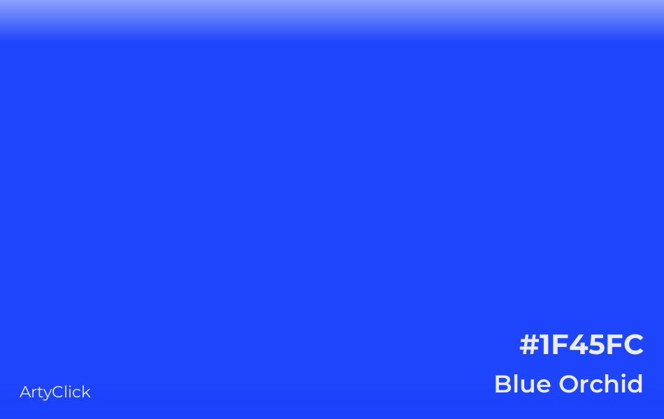 Blue Orchid #1F45FC